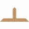 Ekena Millwork Portland Timber Gable Bracket, Western Red Cedar, 48"W x 24"H x 3 1/2"D x 5 1/2"F, 12/12 Pitch GBW048X24X0406POR00SWR - alternate 1